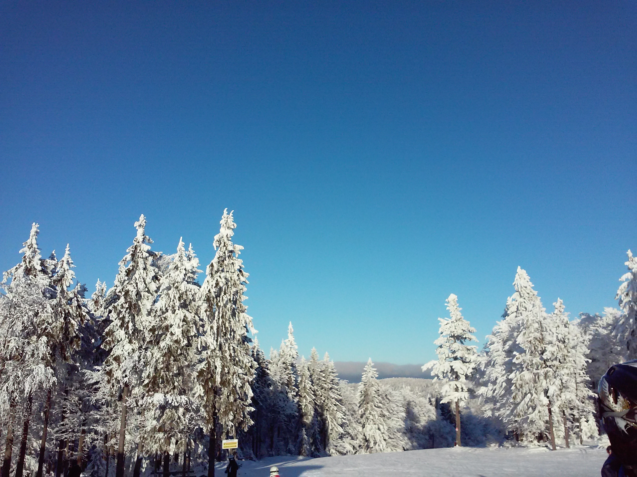 Zima na vrcholu Zwieselberg