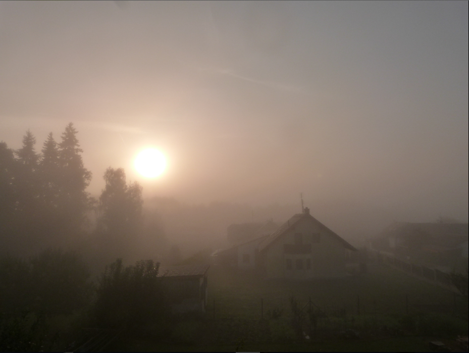 Ranní mlha 25. září
